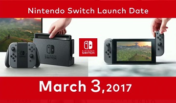 Nintendo Switch不锁区 发售日&售价公开