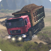 Truck Driver Operation Sand Transporter